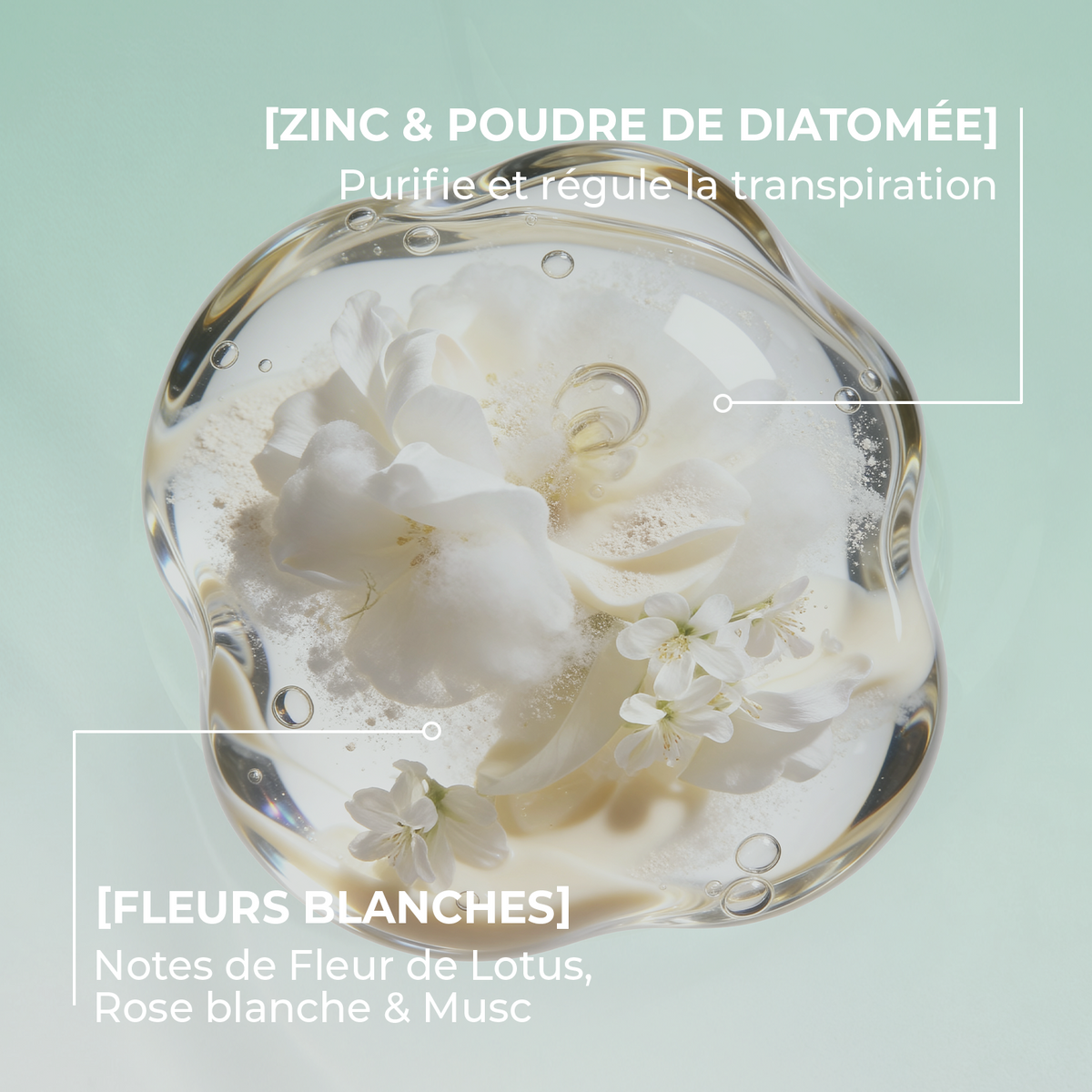 DÉODORANT SOIN 24H FLEUR BLANCHE