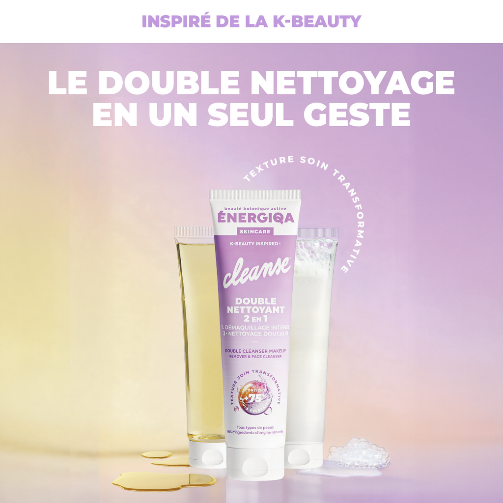 NETTOYANT VISAGE 2 EN 1 DÉMAQUILLANT