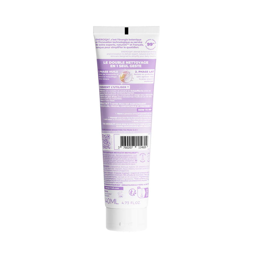 NETTOYANT VISAGE 2 EN 1 DÉMAQUILLANT