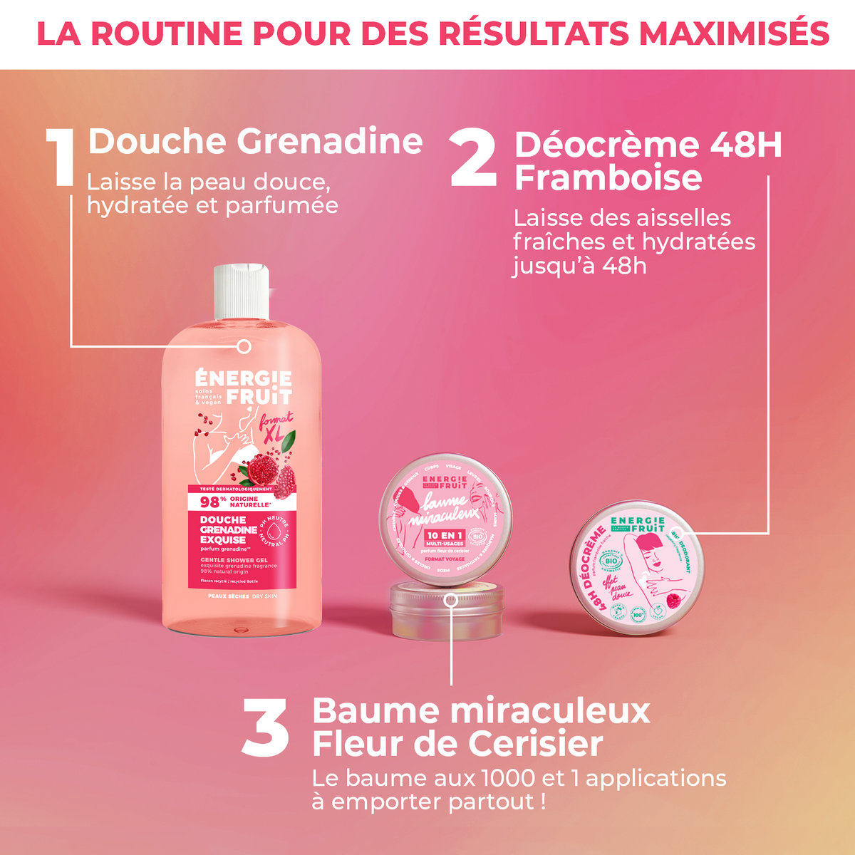 MINI BAUME MIRACULEUX 10 EN 1 FLEUR DE CERISIER