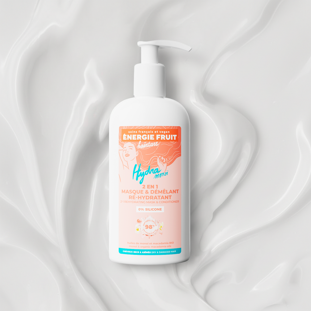 MASQUE 2 EN 1 DÉMÊLANT HYDRATANT MONOÏ