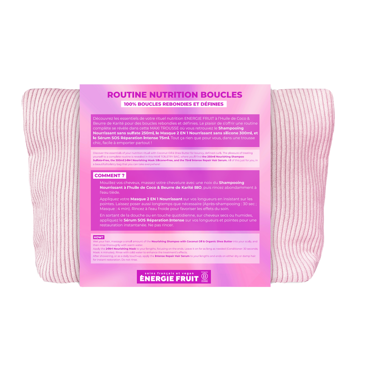 TROUSSE ROUTINE BOUCLES CASSANTES