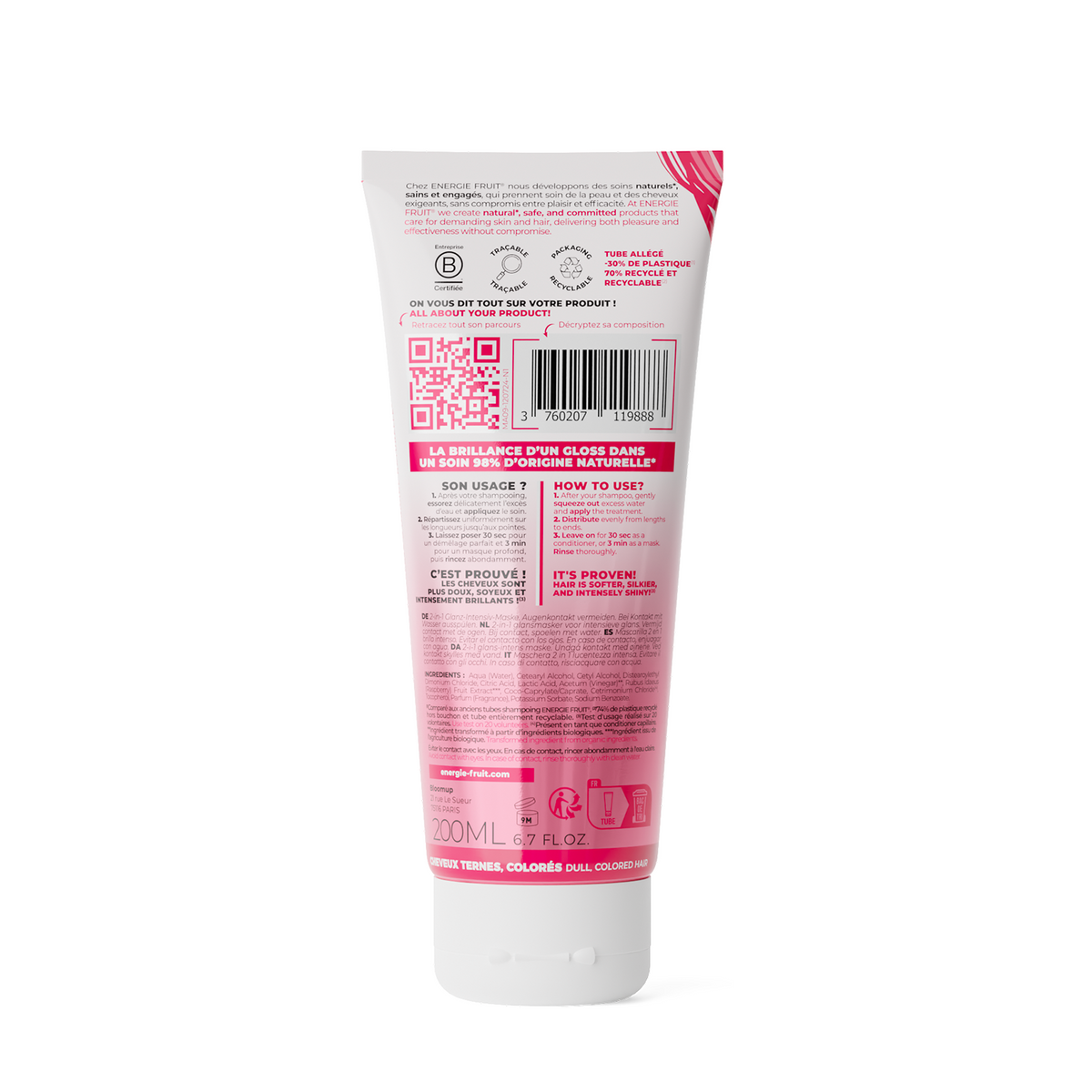 MASQUE 2 EN 1 DÉMÊLANT GLOSS BRILLANCE