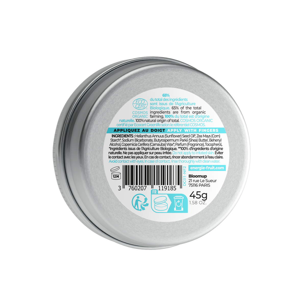 DÉODORANT CRÈME 24H MONOÏ