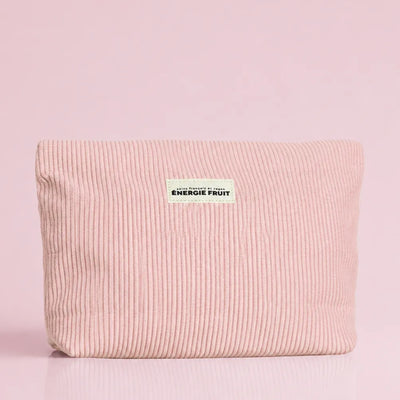 TROUSSE DE TOILETTE ROSE XXL EN VELOURS