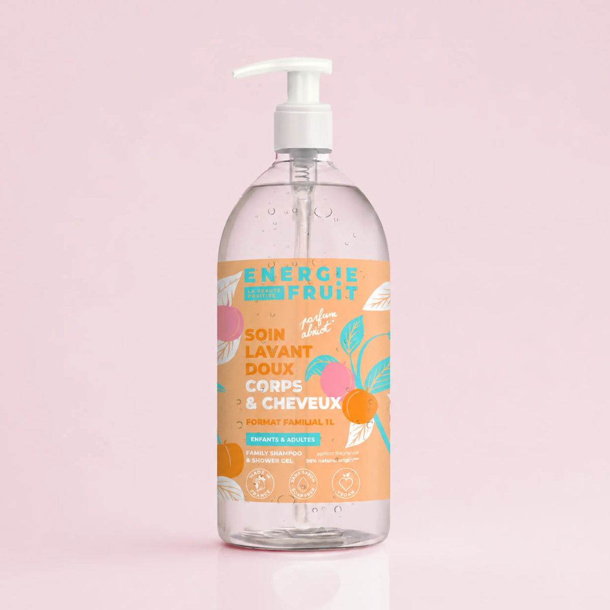 GEL DOUCHE 2 EN 1 CORPS & CHEVEUX FORMAT FAMILIAL