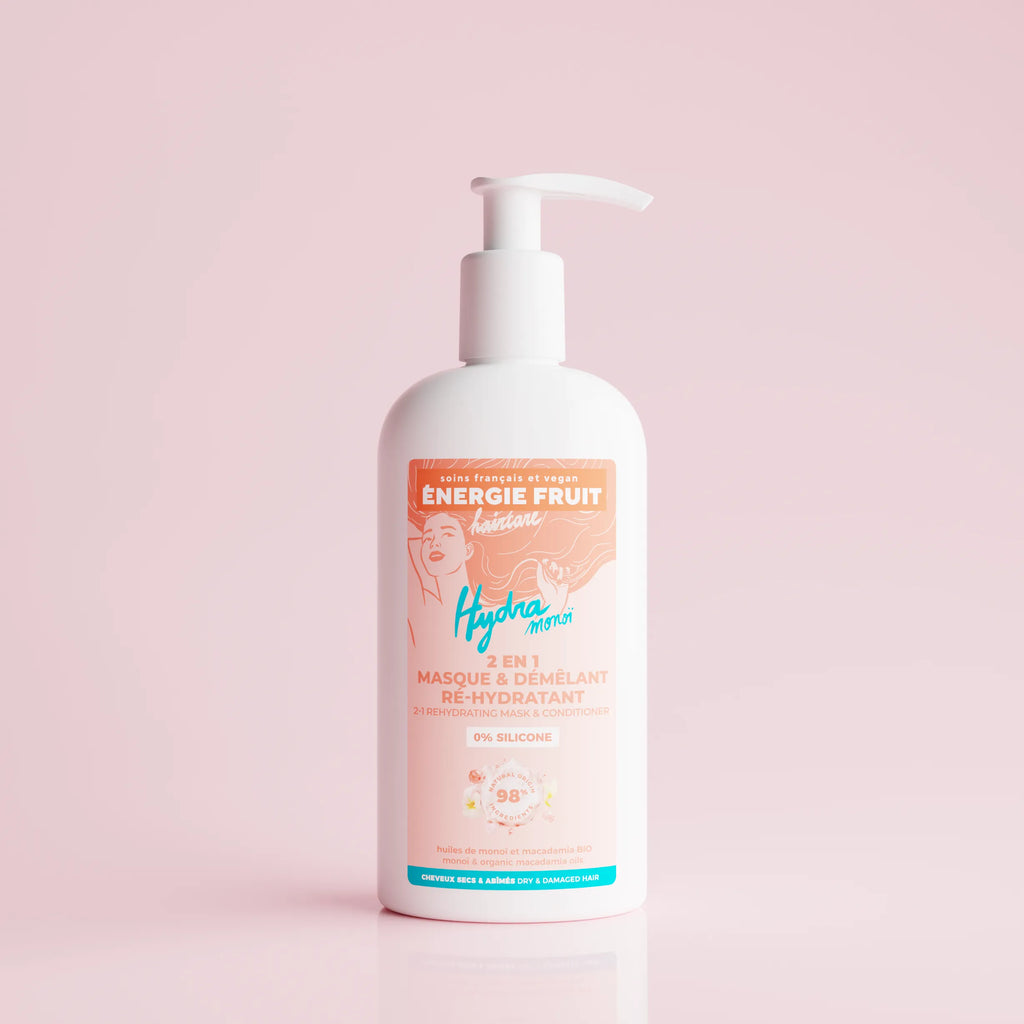 MASQUE 2 EN 1 DÉMÊLANT HYDRATANT MONOÏ