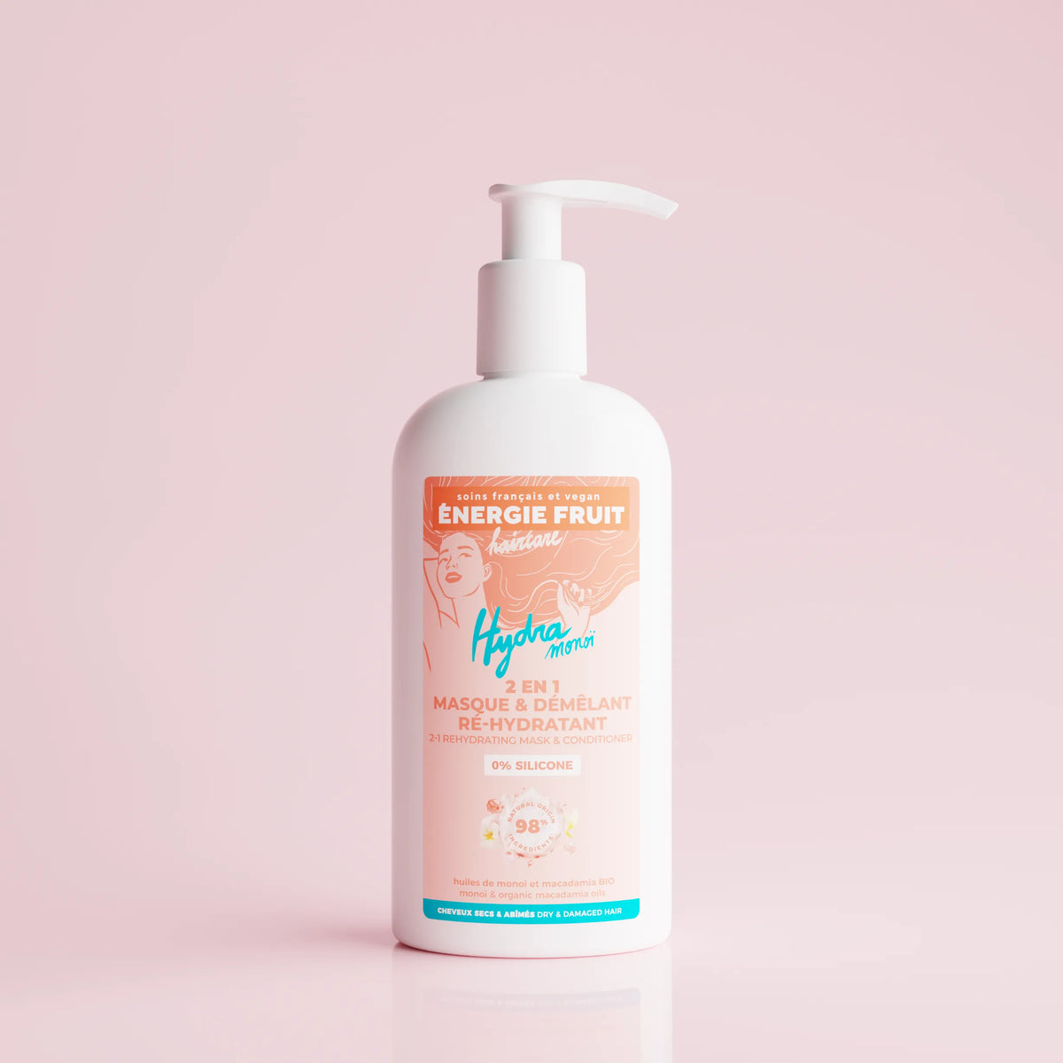 MASQUE 2 EN 1 DÉMÊLANT HYDRATANT MONOÏ